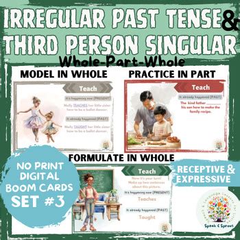 third person irregular examples.